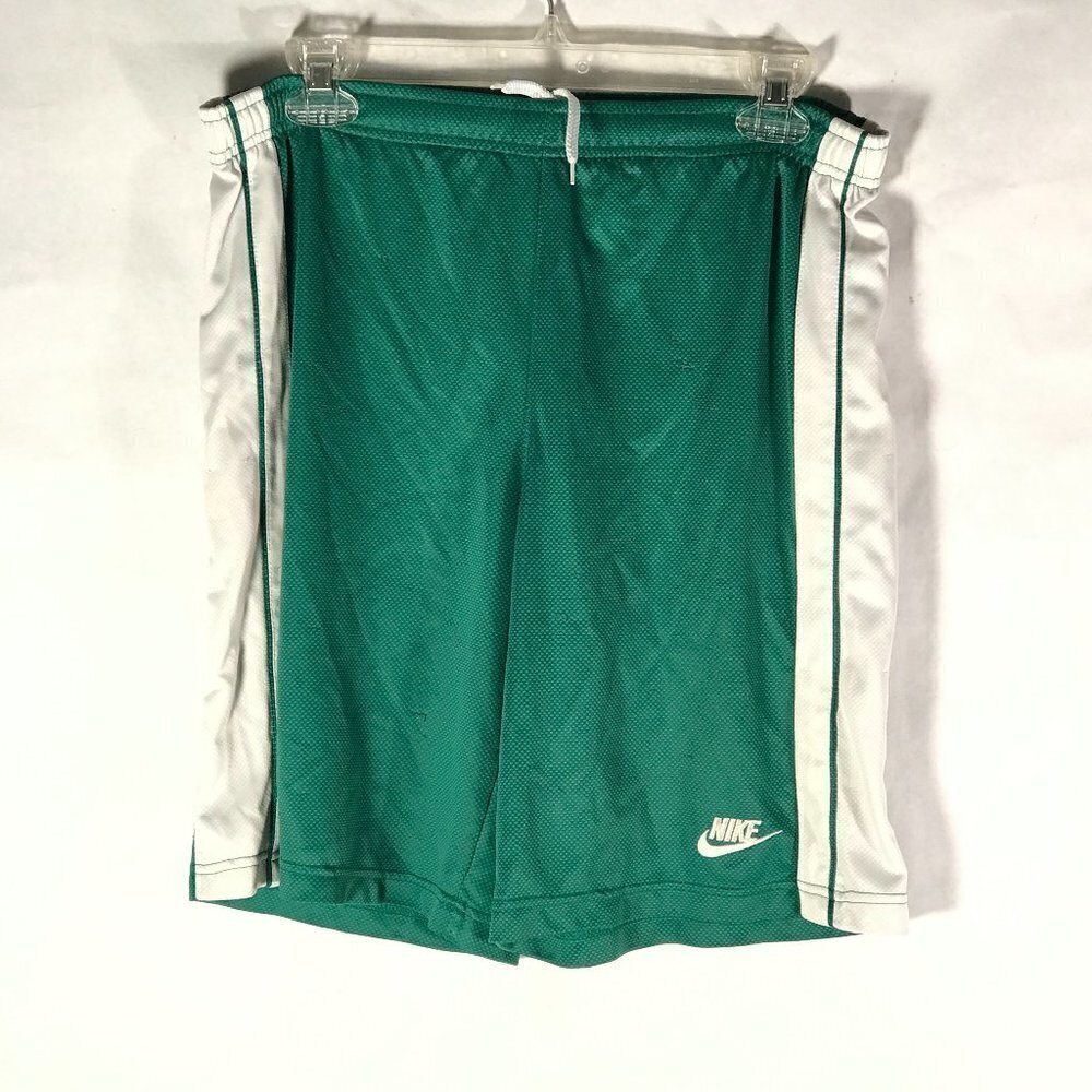 NIKE Men Workout Athletic Green Training Shorts